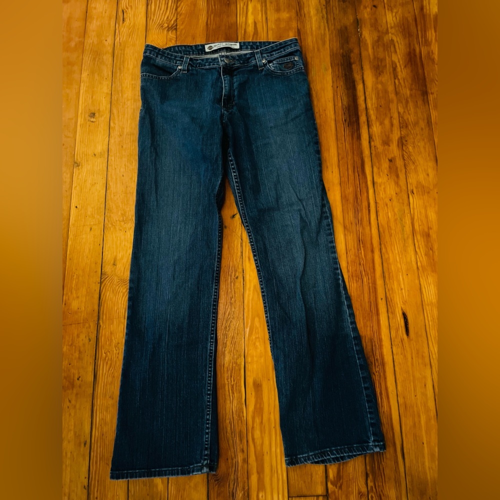 Harley-Davidson Dark Blue Straight Leg Jeans